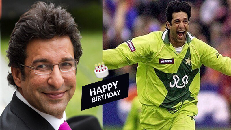 Happy Birthday to the Sultan of Swing, Wasim Akram.  ICC 