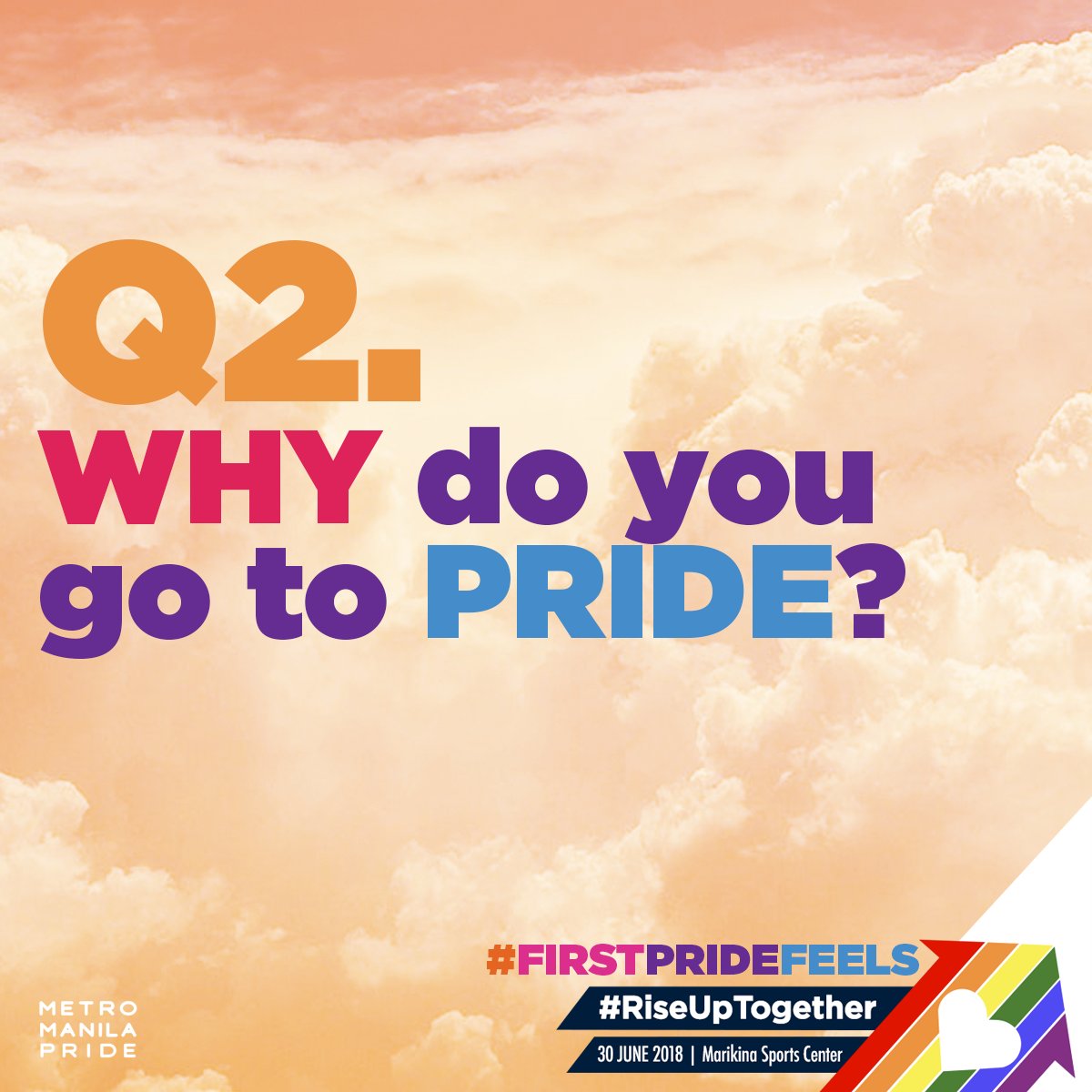 mmprideorg's tweet photo. Q2. Before we start our march down #FirstPrideFeels memory lane, tell us why it's important for you to go to Pride? What was it that pushed you to go to your first Pride? Why do you keep coming back? https://t.co/pBkP9T2qHZ