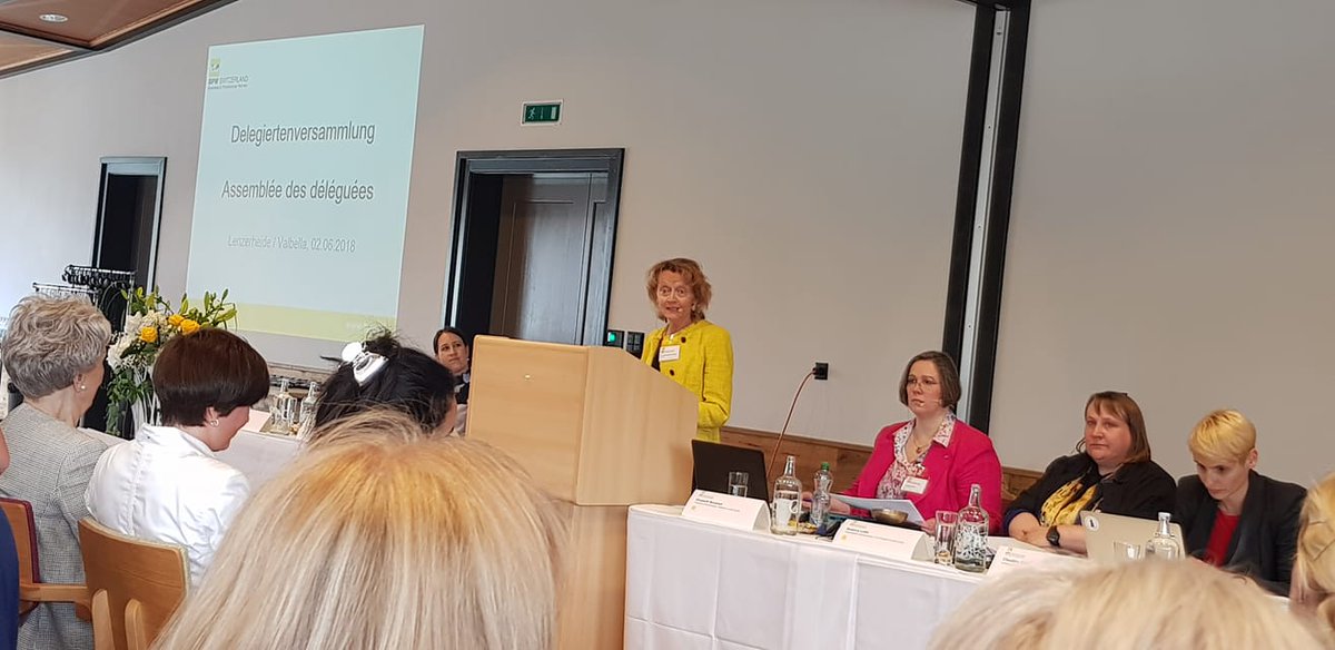 DV von <a href="/BPWSwitzerland/">BPW Switzerland</a> Valbella 2. Juni 2018: Begrüssung durch Eveline Widmer-Schlumpf, BPW Chur (Foto BPW Thun)