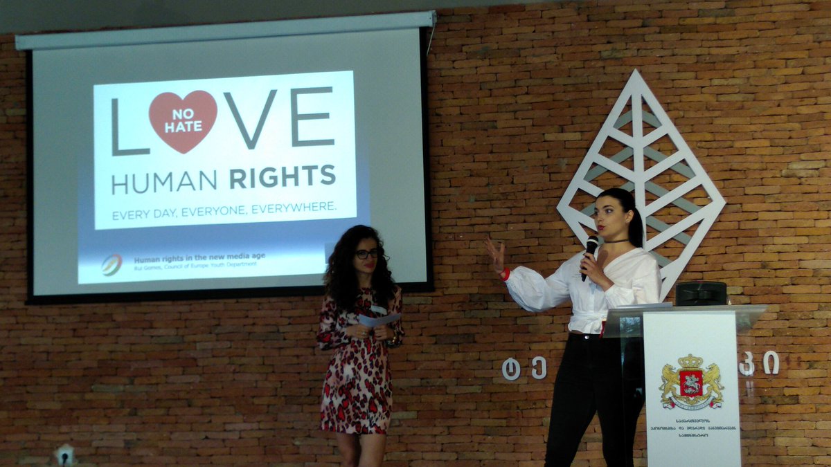 The right to freedom of expression online must be guaranteed for everyone. @YouthDIG <a href="/coe/">Council of Europe</a> @nohate_speech