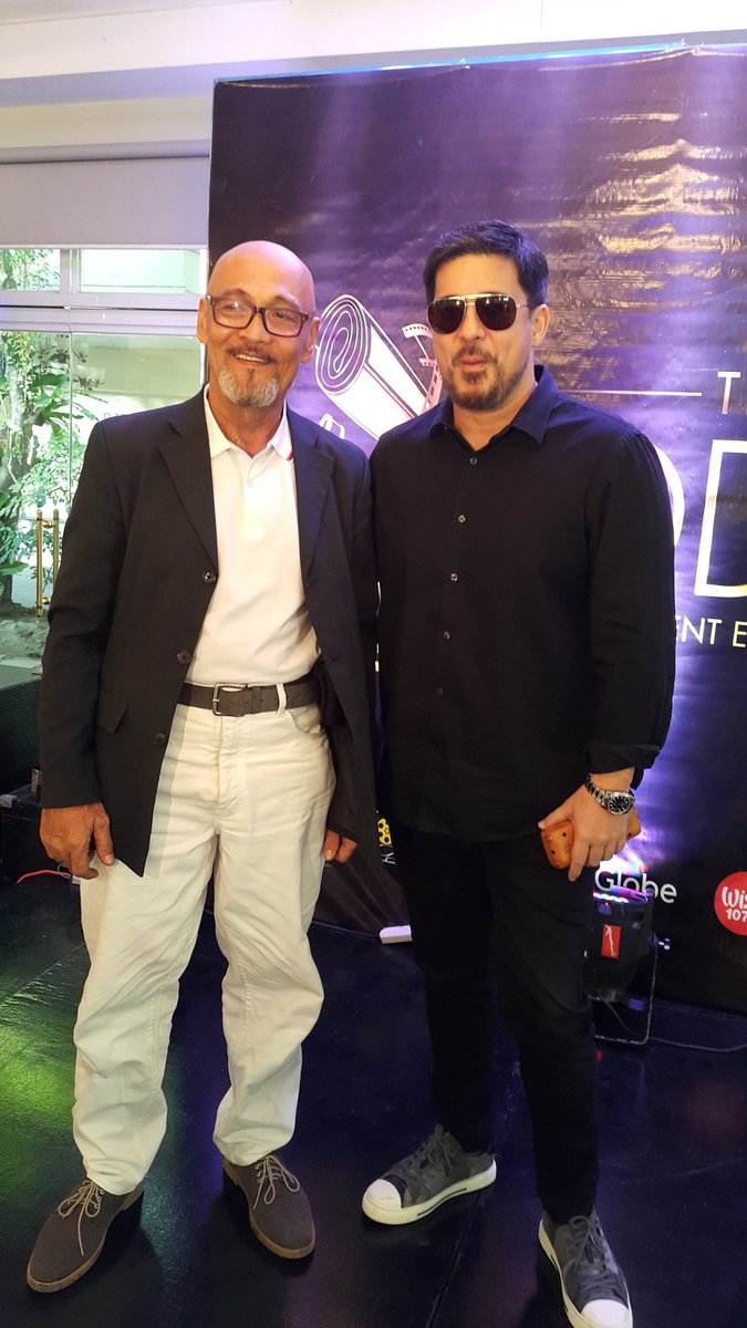 banderaphl's tweet photo. ATM: Here na sina Aga Muhlach (best actor nominee for Seven Sundays) at Dido dela Paz (best supporting actor nominee for Respeto) sa Nominees Night ng 2nd Eddys ng Society of Philippine Entertainment Editors (SPEEd). #eddywow #eddysnomineesnight https://t.co/yXL8Cxxhxv