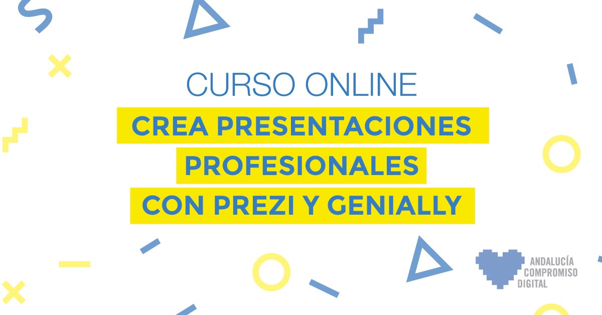 AndaluciaVuela's tweet photo. Diseñar presentaciones espectaculares puede ser una #herramienta muy eficaz para tu #trabajo. Con nuestro #curso online gratuito aprenderás a utilizar #Prezi y #Genially de manera profesional. ¡Aprovecha esta oportunidad! https://t.co/oVNdttdevI cc @EmpleoJunta https://t.co/M3akOYhVJT