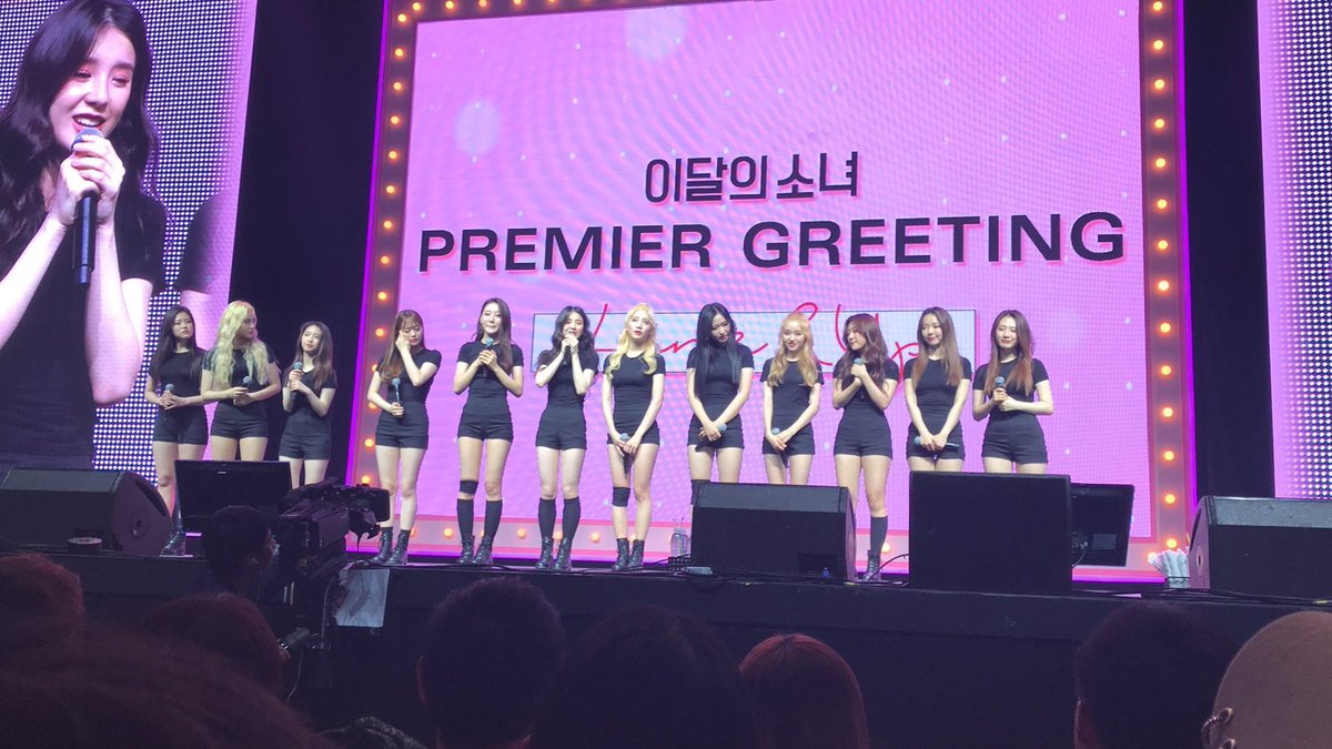 yvesdoingthings's tweet image. yves with all of loona together (2018)
can you believe thats really all of our girls together on stage. the pre debut project may be coming to an end but its only the start of loona. so lets support even harder and cheer even louder for the amazing 12 girls that make 이달의 소녀