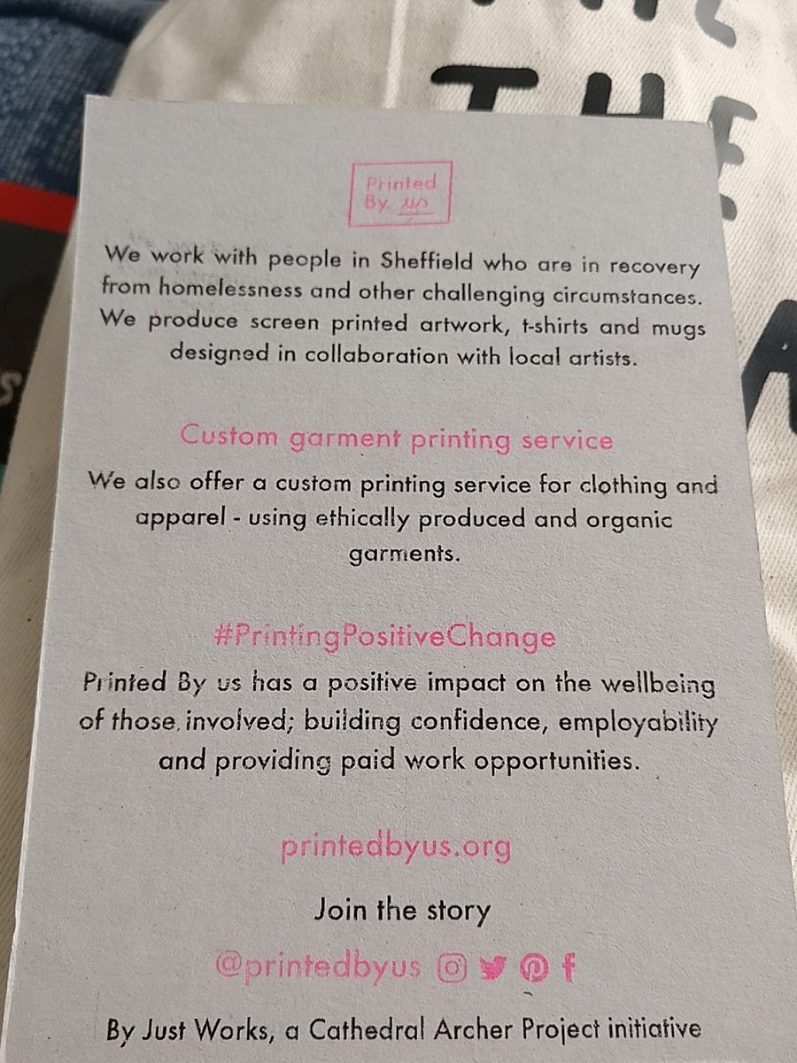 BryonyAlbery's tweet photo. Did an awesome job @printedbyus !! Loved reading your story #printingpositivechange #holyhack https://t.co/JNsQvDG6WT