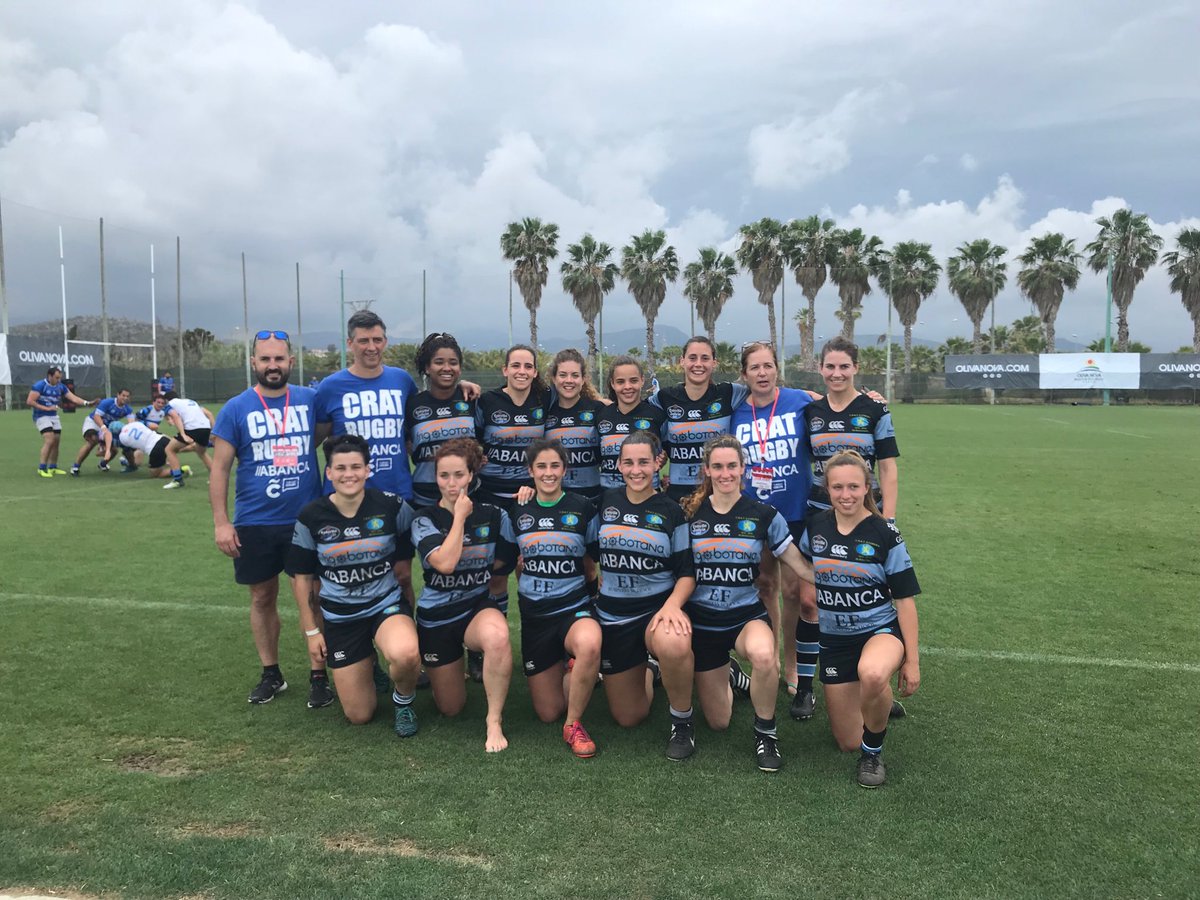 deportegob's tweet photo. ¡Enhorabuena al CRAT A Coruña! Finaliza en primer lugar en el @VLCRugbyFest y disputará la Copa de la Reina de Rugby 7s la próxima temporada. https://t.co/dkcP72Gily
