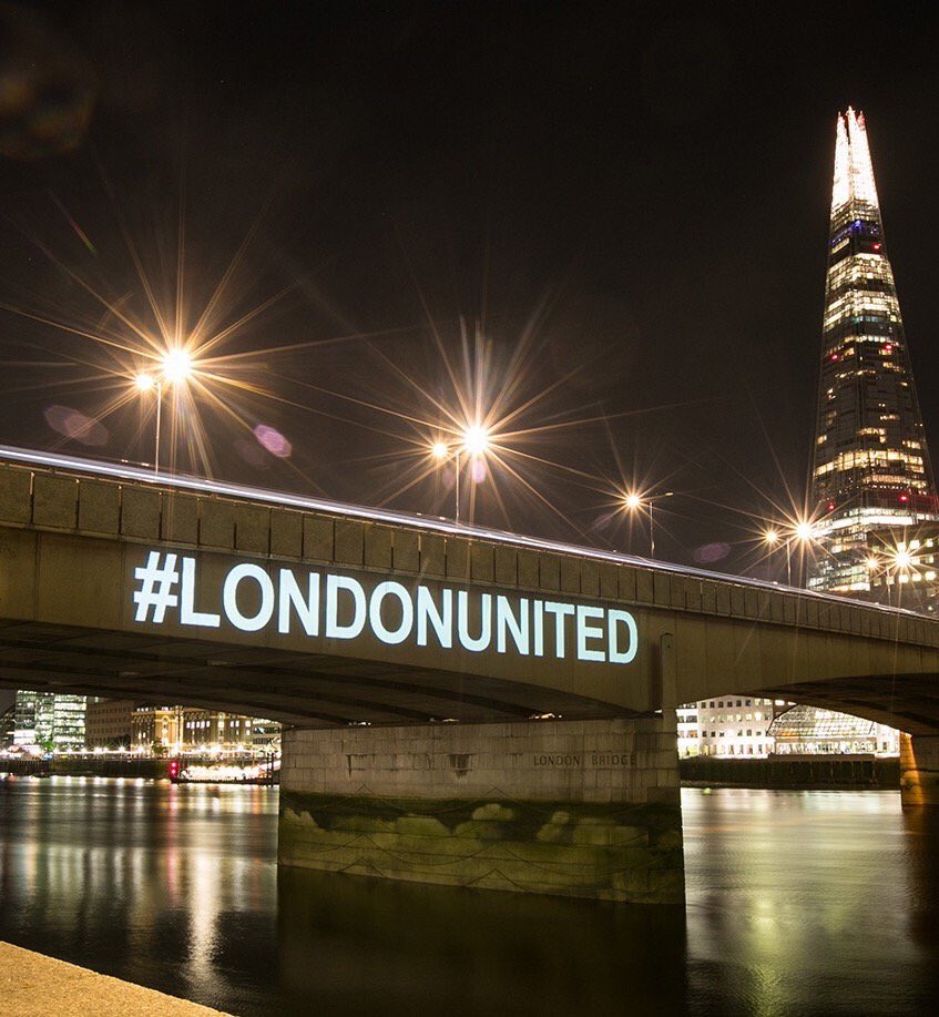 BritishRedCross's tweet photo. We remember all those who were affected by last year’s #LondonBridge attacks. #LondonUnited https://t.co/oZX5fgOvK5