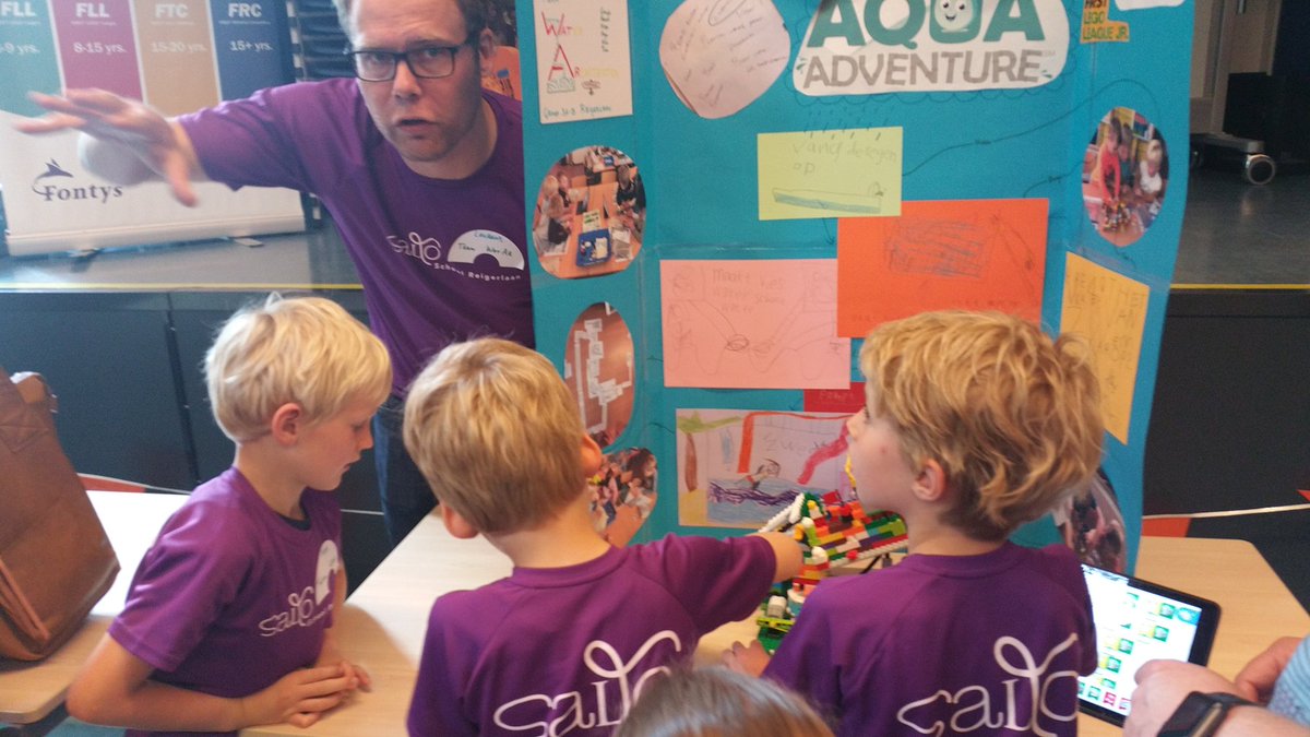 Geweldige FFLjr expo met allemaal toekomstige water engineers. GO TEAMS!!