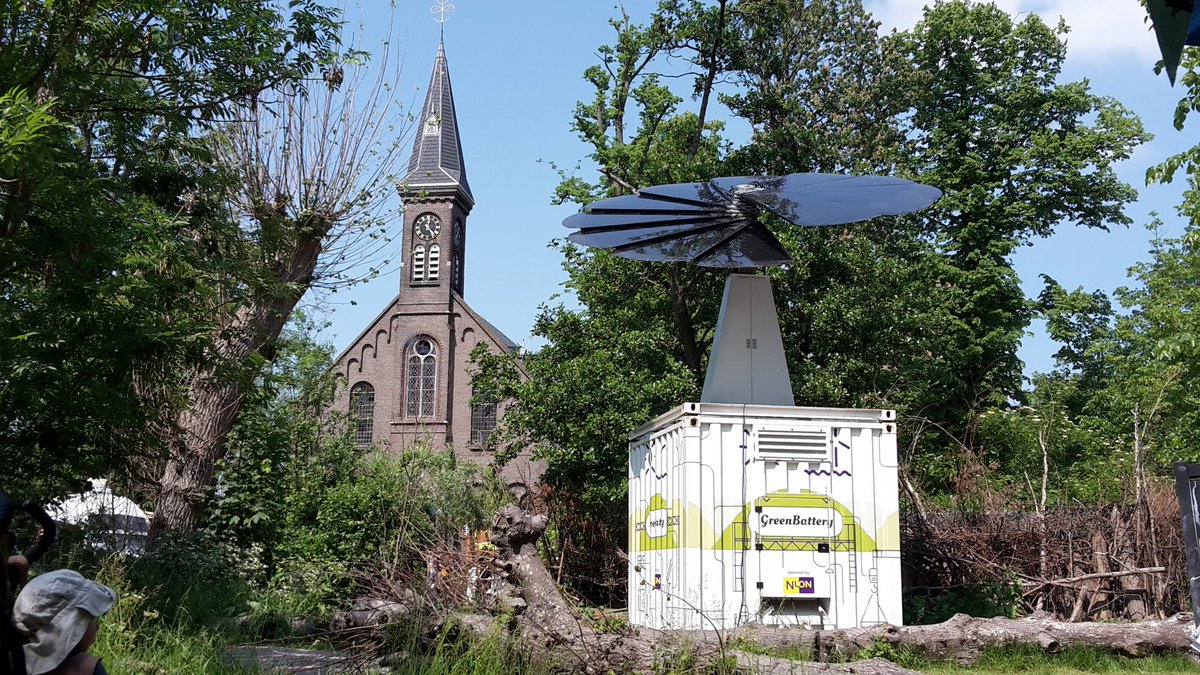 Ook op #Ruigoord mochten we het festival #vurigetongen dieselvrij maken. Het hele evenement op duurzame energie.