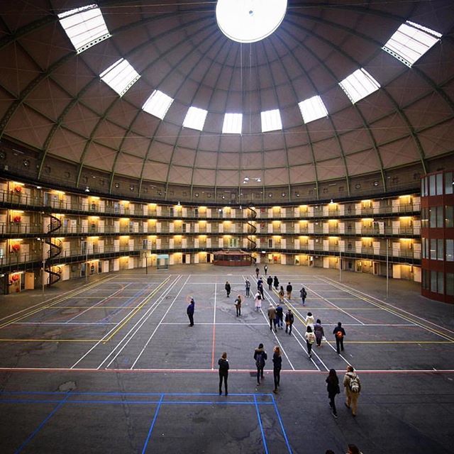 IdeasJam's tweet photo. Open de koepel (Open the Dome) is a once closed 100+ year old prison that has been converted to a university. .
It’s one of the many examples of how the Netherlands are repurposing a surplus of unused prisons due to the decline in the prison population. … https://t.co/J00UJ13YYz https://t.co/I40lMLICOl