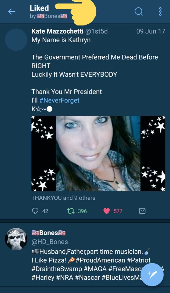 1st5d's tweet photo. @HD_Bones
It's official...Twits have the Kill Switch on my Pinned Tweet
The retweets & likes have been the same for months
Thanks for liking it for the 43rd time Bones!! πππ
Guess Twitter HATES the TRUTH
#DeepStateDestroyer #CatalystKate https://t.co/sn62feBWFU