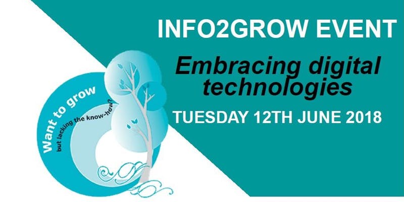 Digital marketing and an online presence is vital to making your business succeed, but how much do you know about it? Info2Grow are hosting an event for Embracing Digital Technologies on 12th June:  ow.ly/9pwI30kgAsk