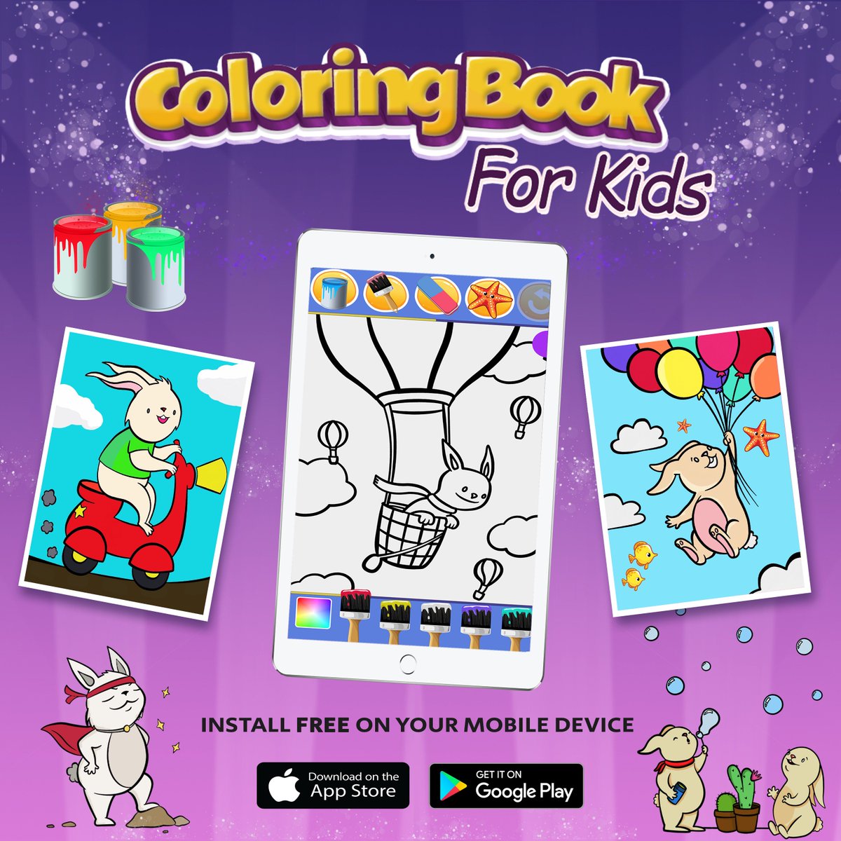 Follow us on instagram :) 
instagram.com/baboo.games/ 

iOS : goo.gl/CyqDSn
Android : goo.gl/a687LU

#BabooGames #ColoringBookforKids
#indiegames #gamedev #indiedev #mobilegame #videogames #madewithunity #mobile #gaming #solodev #ColoringBook

Happy coloring!