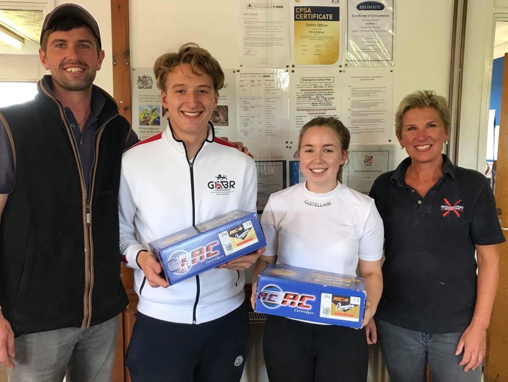 Fantastic day <a href="/nuttyclays/">NuttyShootingGround</a> yesterday for the British OT Mixed Pairs Championship. Won the Juniors &amp; was part of the final with <a href="/mikeybovingdon/">Michael Bovingdon</a> - a wonderful day &amp; experience. Big thank you to <a href="/mikeybovingdon/">Michael Bovingdon</a> @perazzi_tw <a href="/Fiocchiuk/">FIOCCHI TEAM</a> <a href="/FiocchiGFL/">Fiocchi Munizioni</a> <a href="/vicarsgame/">Vicars Game Ltd</a> and #ClaudioCapaldo 😁