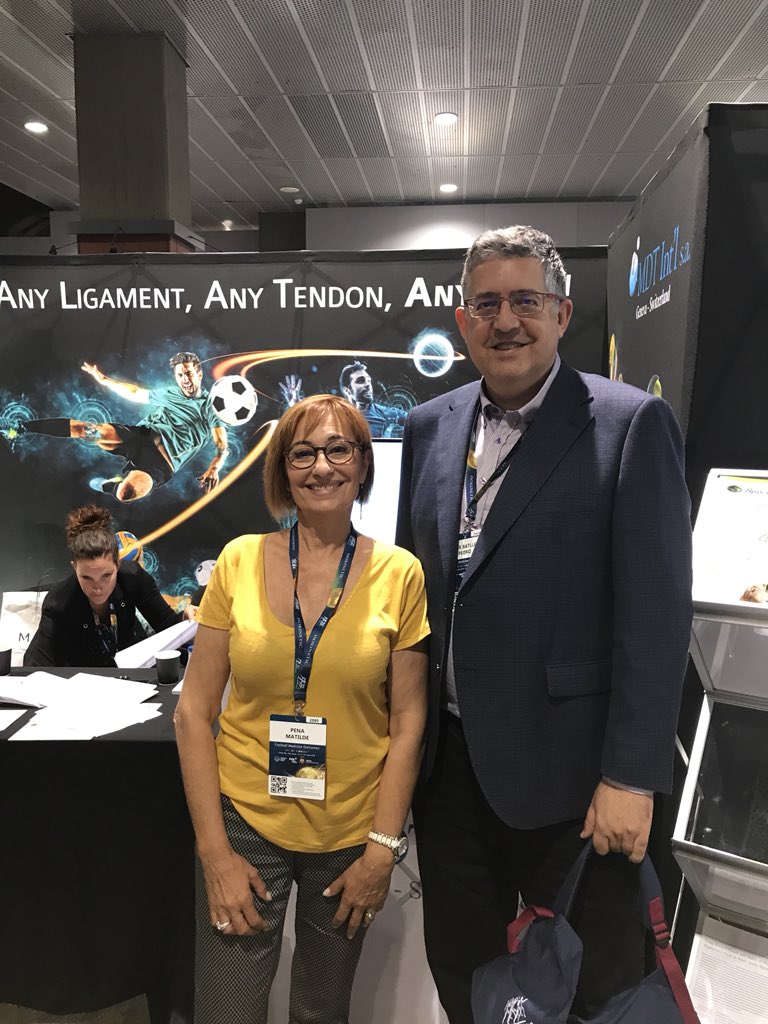 drperemir's tweet photo. MDT International (Switzerland) present in XXVII Isokinetic Medical Group Conference: SportVis, TendonVis and Renehavis (intrarticular and periarticular) #farma5 #tendonvis #hyaluronate #periarticular #ffmed #isokinetic #isokineticonference #sportsmedicine #prevention #outcomes https://t.co/VvsCENnnP8