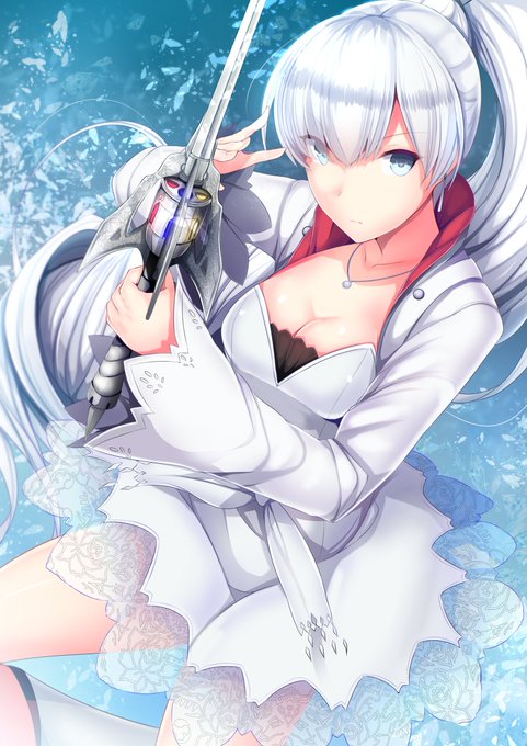 ワイス描いてみた。メインキャラ。
#RWBY 
#BBTAG 