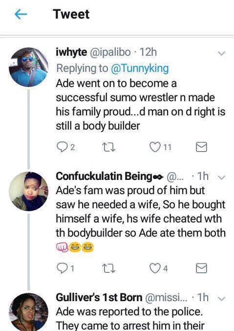 SportLoverNG's tweet photo. Twitter Nigeria remains Undefeated!!!👏🏼👏🏼🏆🏆🇳🇬🇳🇬 https://t.co/inixF37yvp