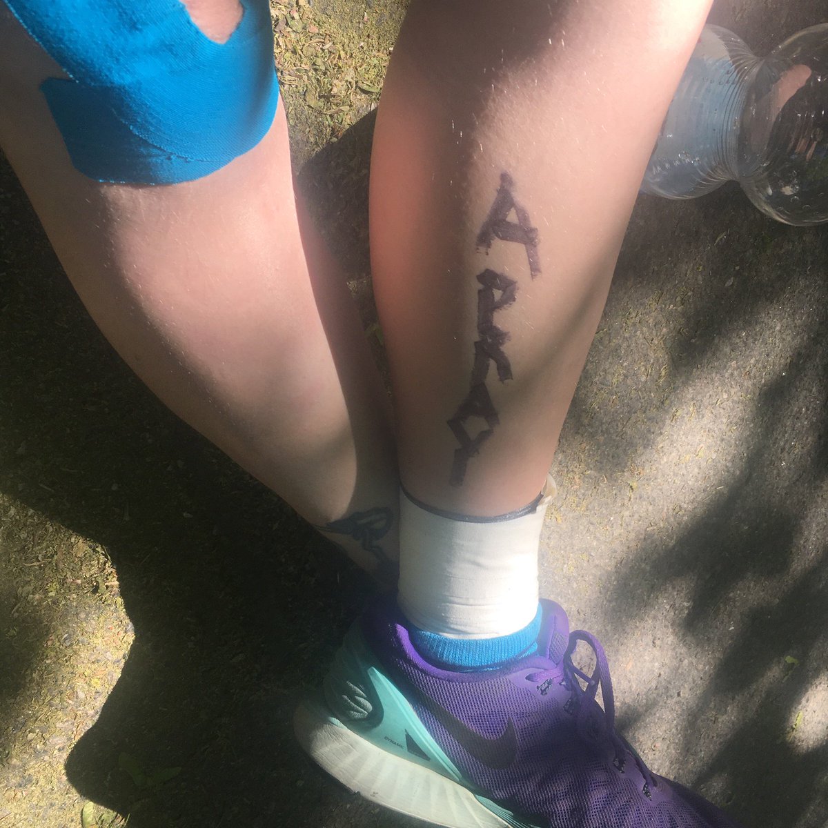 Today at #FINvitational2018 a stack of chairs that were not properly stacked fell down on one of my teammates. They couldn’t skate so we took them on the track with us