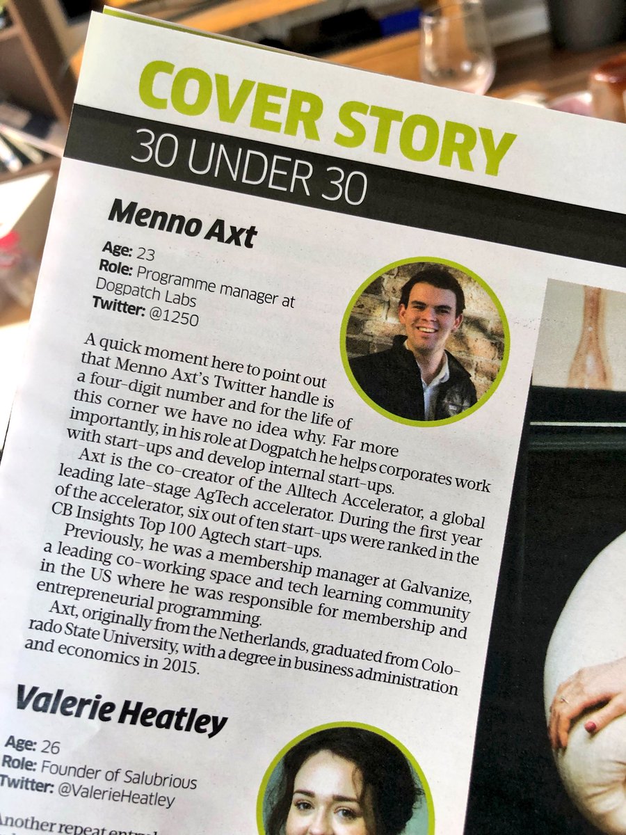 Honored that @action81 listed me in the #30Under30 @SundayBusinessPost - feels amazing to be listed with so many other talented people that are changing the #IrishTech scene