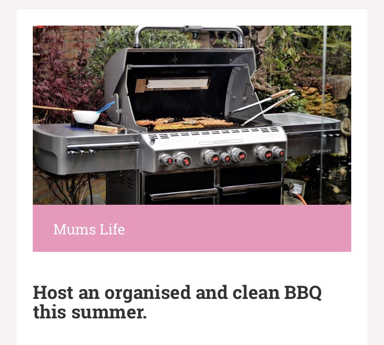 How to organise a clean organised BBQ this summer queenofclean.blog/?s=BBQ