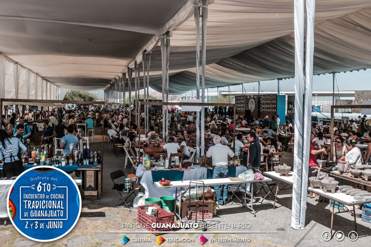 AlejandraRVidal's tweet photo. Hoy de 11 a 19 hrs. llega con tu familia  a degustar de una variedad de platillos. #GuanajuatoSíSabe @GtoSiSabe en el @PGBicentenario  en el 6to encuentro de Cocineras Tradicionales de Guanajuato, de todo México y el Mundo, que no te cuenten asiste hoy último día... https://t.co/Uj9Ctl7ZqQ