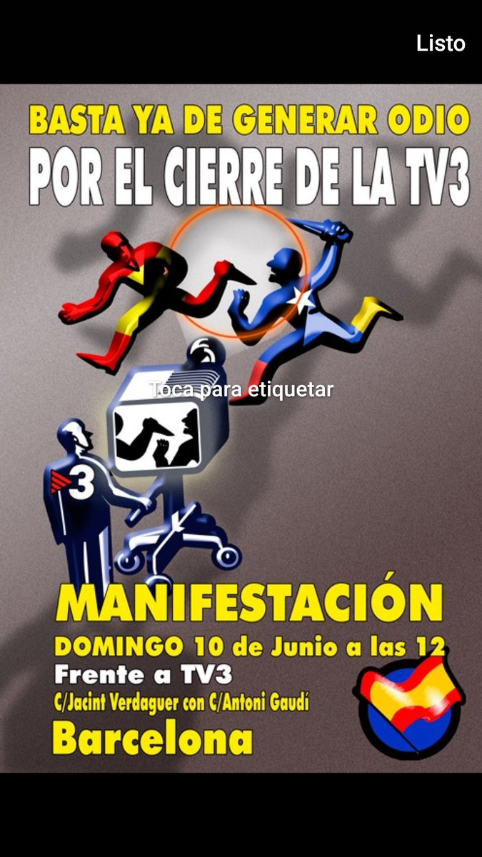 GDR_SPAIN's tweet photo. Os esperamos el domingo 10 a las 12H 
@DUE_17 @Cristi_latin @CPTabarnia @Bcnisnotcat_ @terciodtabarnia @gomezjgr @josepramonbosch @edeapie @LSCATFCST @CCivicaCatalana @UMCmossos @policia @GuajeSalvaje @arturelpayaso2 @numer344 @SaveSpain1 @Cristi_latin @cristinasegui @GDRBcn https://t.co/agDZ5zH3j2