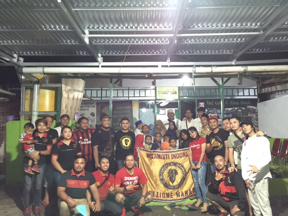 MIsezManado's tweet photo. Terima Kasih buat teman² yg sudah menyempatkan diri hadir di Kegiatan tadi baik dari Sezione maupun Basis &amp; Terima Kasih juga buat teman yg sudah memberikan bantuan baik dalam bentuk Dana maupun Barang.. 

Grazie Ragazzi 
Forza Milan https://t.co/ZlhYg7ZpY0