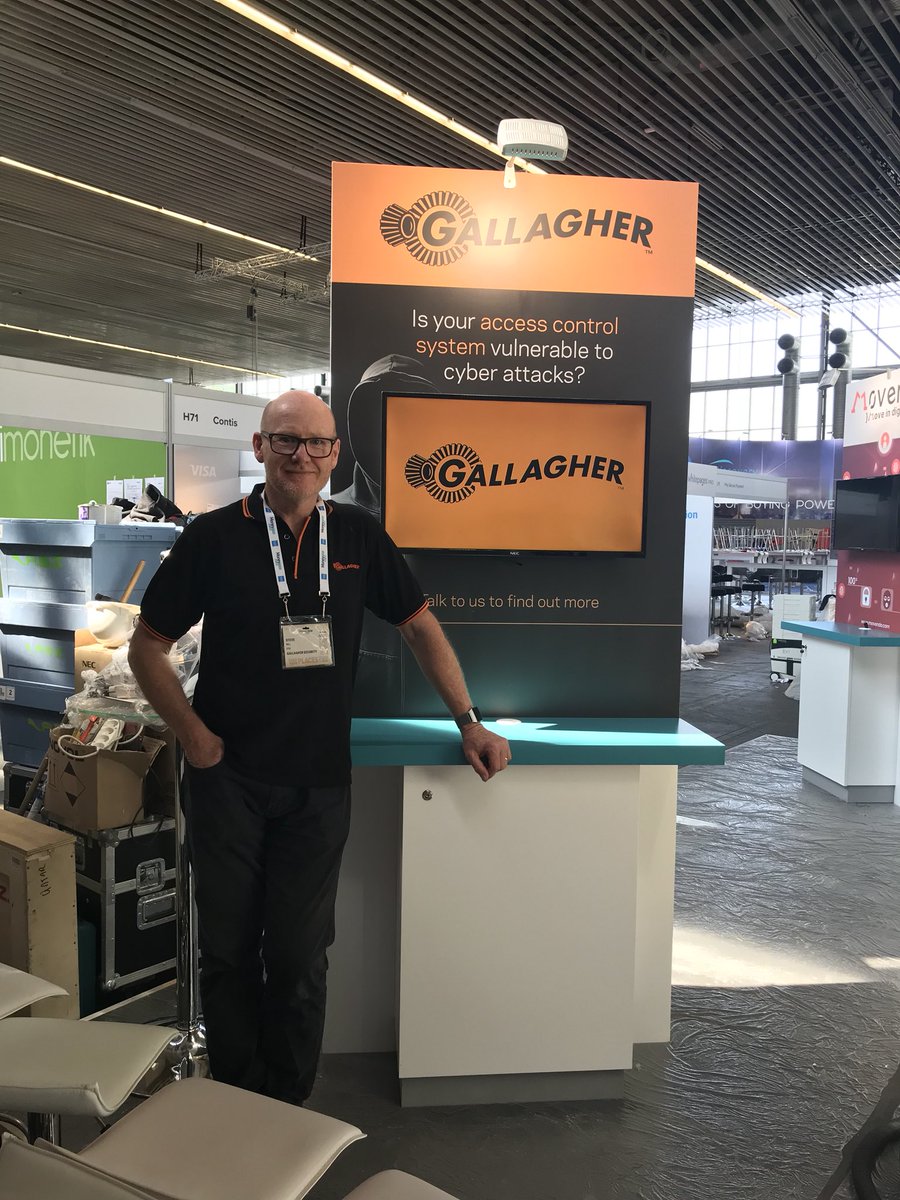 GallagherSecure's tweet photo. We’re all set up &amp; ready to go for #Money2020.

Our CIO, Steve Bell, will be on the #FIDOAlliance stand and we have our own stand (H33) showcasing the range of Gallagher mobile technology l.

We look forward to seeing you all at the biggest fintech show in Europe. https://t.co/TXAyqibsuH