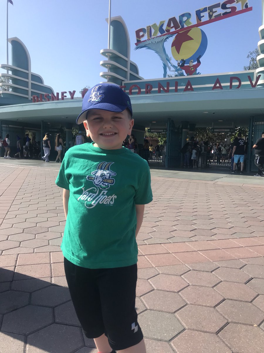 Junior <a href="/GoYardGoats/">Hartford Yard Goats</a> siting <a href="/Disney/">Disney</a> California!