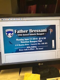 BressaniEagles's tweet photo. Attention!  Monday June 4th is the last day to pick up athletic banquet tickets during both lunches ...thanks! https://t.co/EuQZ5P7LbN
