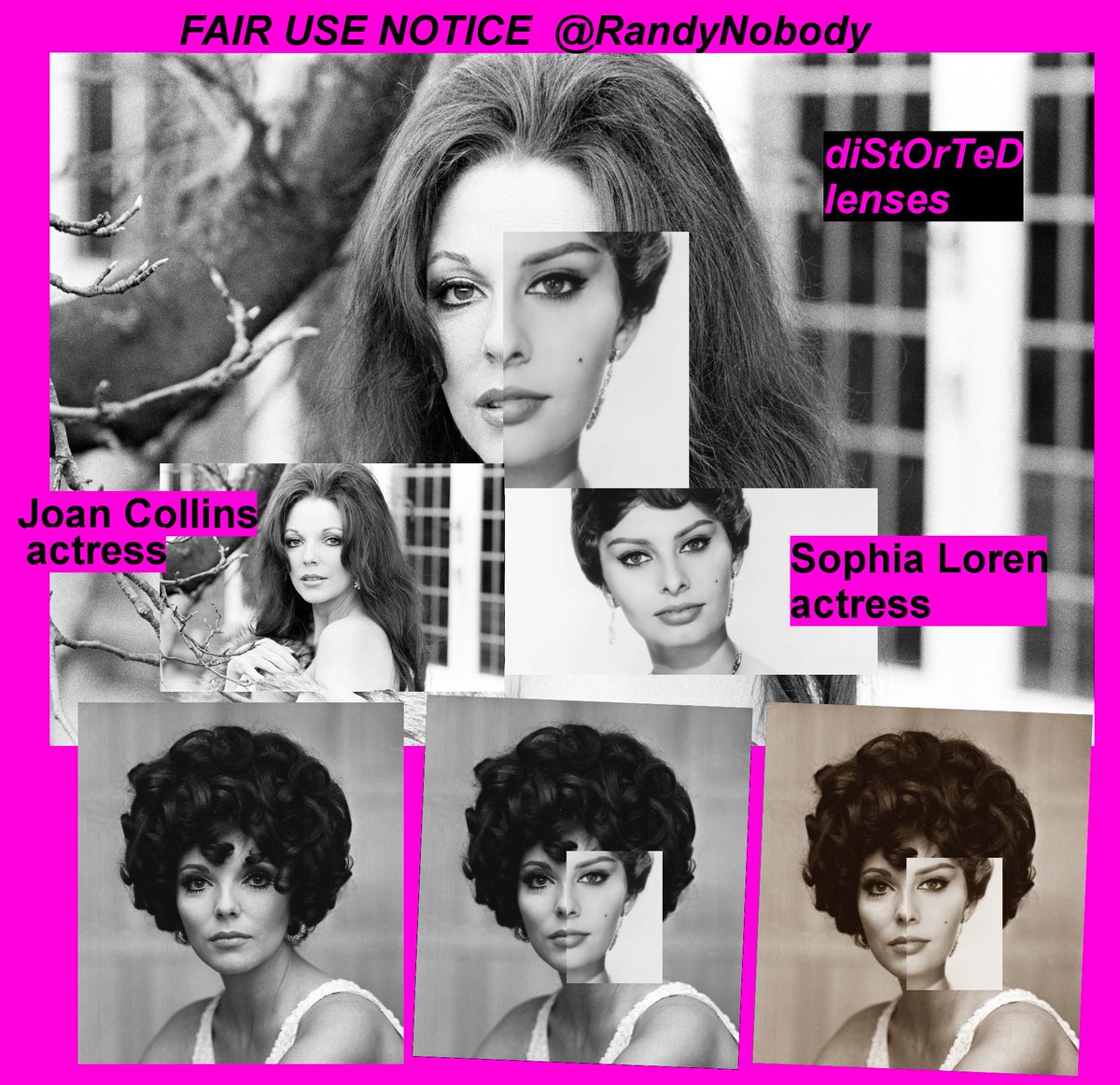 RandyNobody's tweet photo. #SophiaLoren #JoanCollins
#dynasty #movies #actorcon #hollywood #BS #moviestars #wth #wtf #wow #scams #movie #soaps #drama #lies #fakenews #oldhags #Italy #Italian #Italians #cons #makeup #tricks #hoes #oldhoes #celebs #celebrities #HistoryIsFake #History is #FAKE #FakeHistory https://t.co/H81lsR2ST4