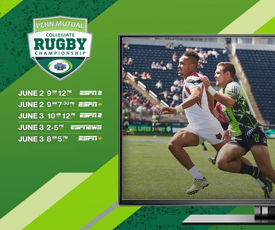 PMTV_Broadcast's tweet photo. PMTV’s Live Broadcast of the #PennMutualCRC continues today on @espn. 🏉 #PMTVbroadcast #RugbyCRC #TVpackager #BroadcastPartner https://t.co/ad0BG2ManG