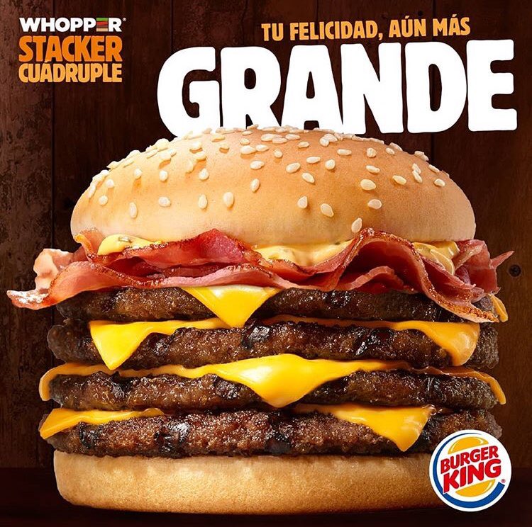 Burger King Quadruple Whopper