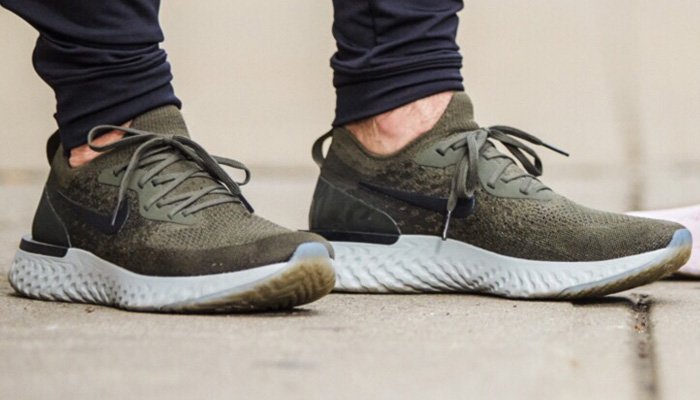 nike epic react flyknit khaki