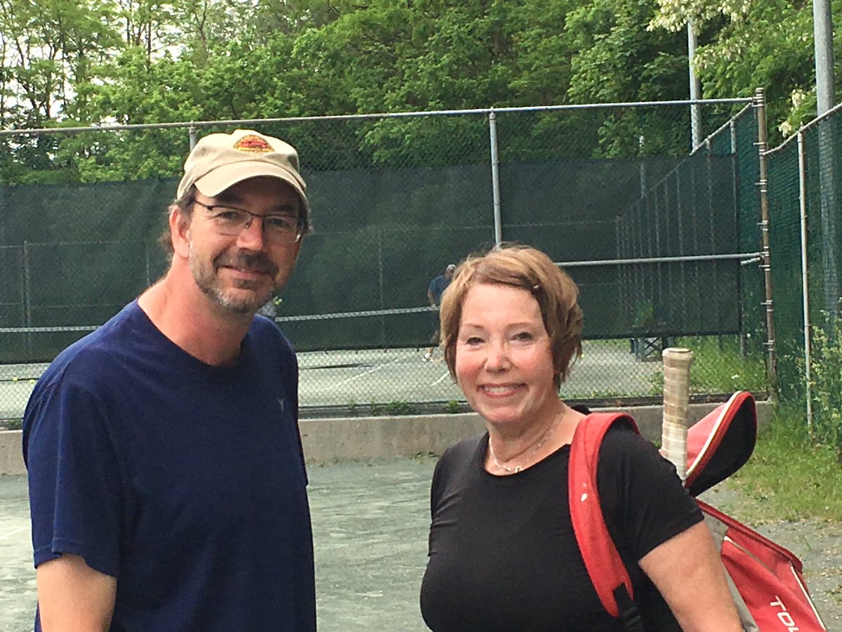 QPTennisClub's tweet photo. The #tennis courts were busy this morning including these two playing some fierce doubles!
Brian was the winner coming up big with all three partners #BrianForTheWin https://t.co/99maZJyAWA
