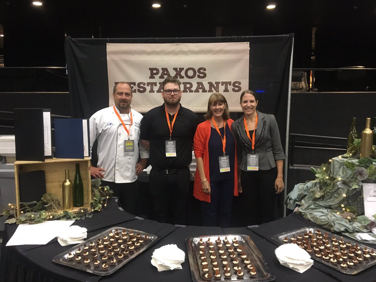 meltgrill's tweet photo. At @LVFoodWineFest today serving up sweet and savory treats! Stop by and visit our #PaxosRestaurants tables. https://t.co/r0ZKcXTIr6