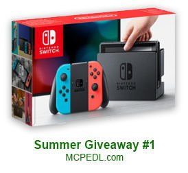 MCPEDL's tweet image. Summer Giveaway #1 - Nintendo Switch (x1) - Retweet + reply to participate! - Ends 4th June, 2018!