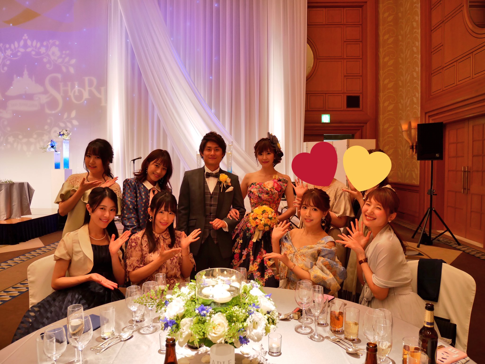 松村香織 金子栞ちゃんと関根貴大さんの結婚 披露宴に出席しました うんちゃんは私のske48人生で一番の暗黒時代を陽さんと2人で支えてくれました Skeハウスでわちゃわちゃしていた末っ子が1番最初に 結婚するなんてもう バナナジュース懐かしいな 笑