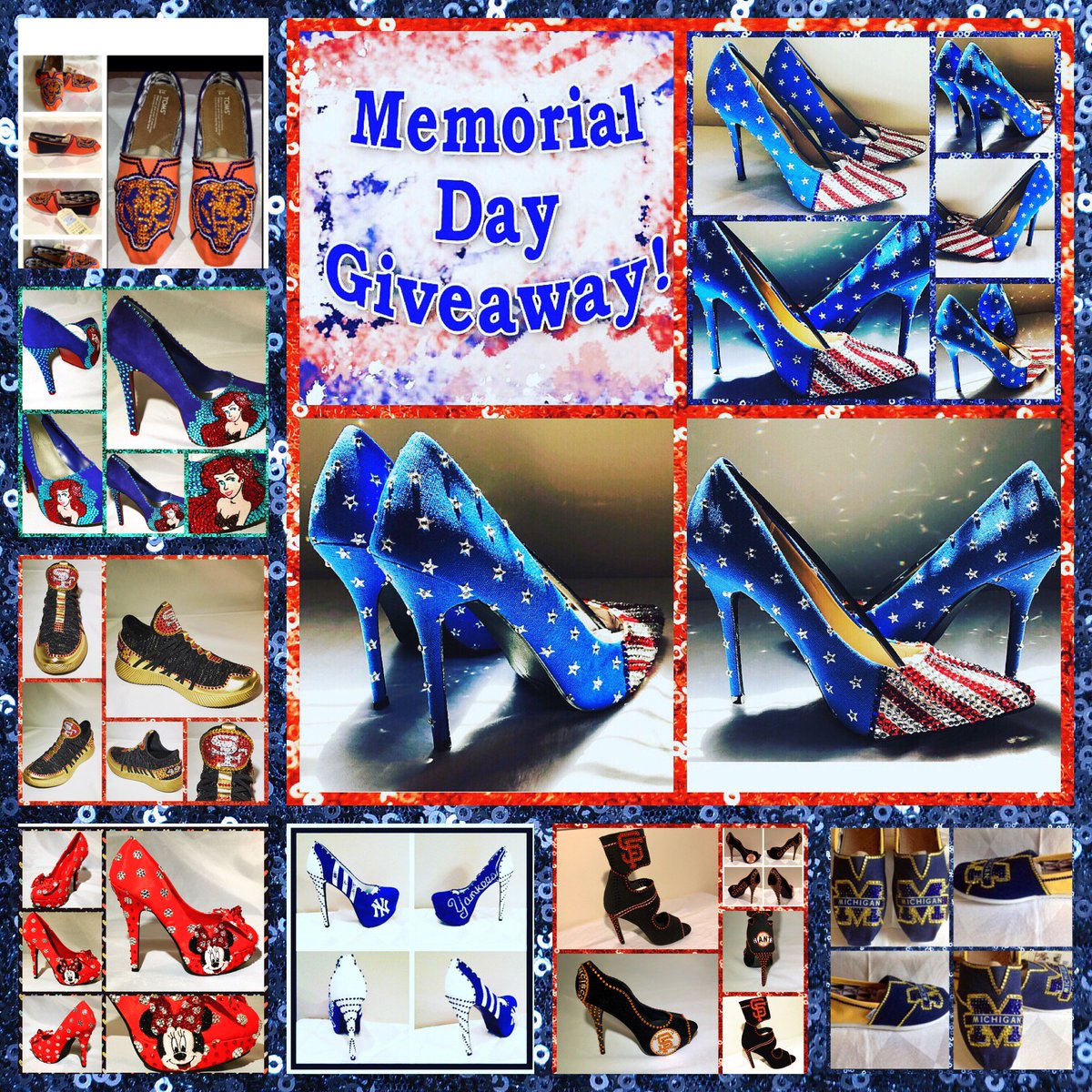 Sparkle_Heels's tweet image. 🚨COUNTDOWN 🚨
1 lucky winner will be getting a free pair of #customshoes . 

1. Like
2.Follow
3. Share
4. Tag a friend

#customtoms #customheels #heels #shoes #toms #shoeaddict #shoegasm  #blingbling #blingshoes #yankees #contest #givaway  #WangoTango sparklecustomheels.com