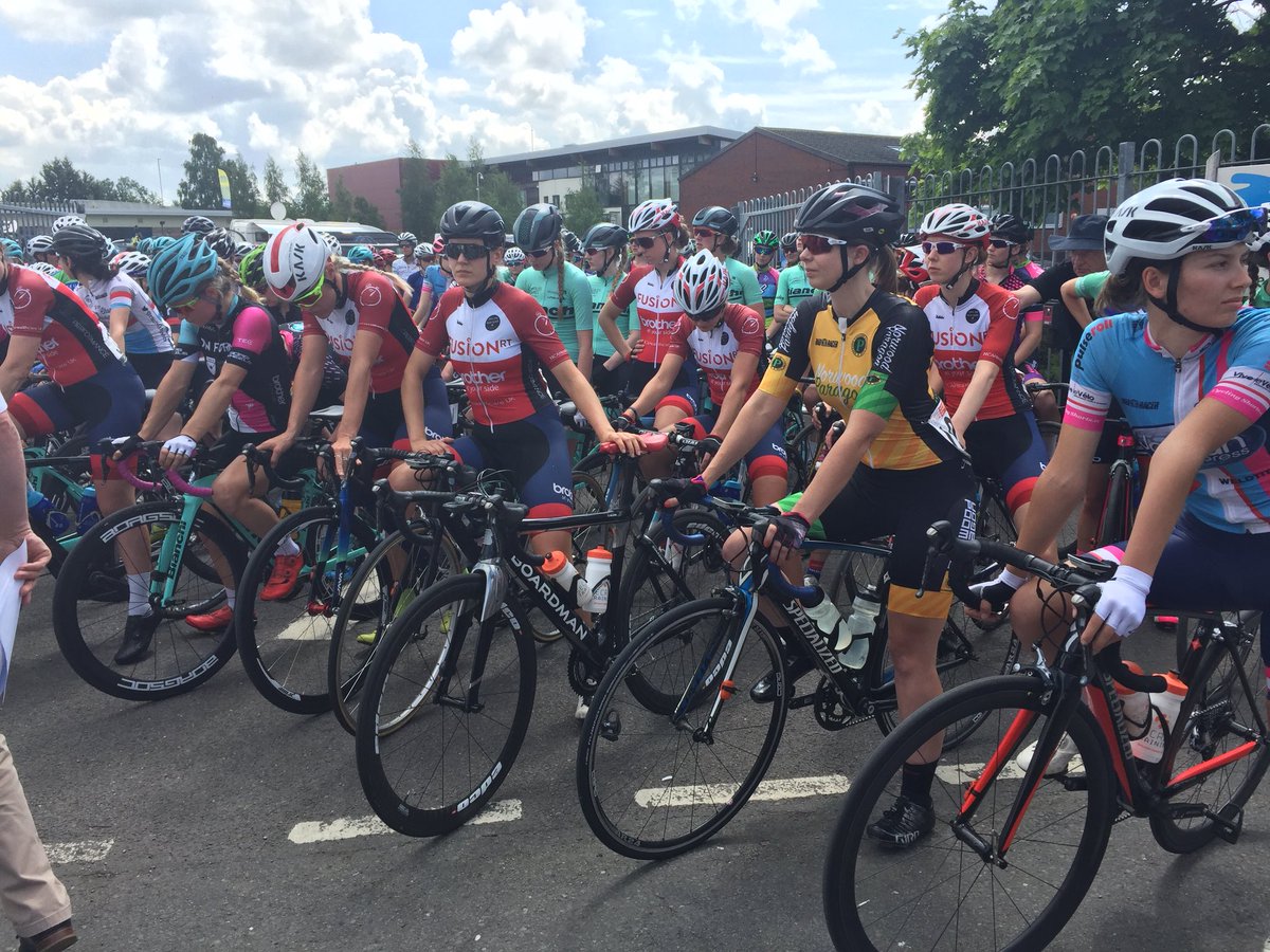 CiCLEWomens's tweet photo. Women are assembled ready to roll into Melton from HQ https://t.co/gGDUvQ2MWF