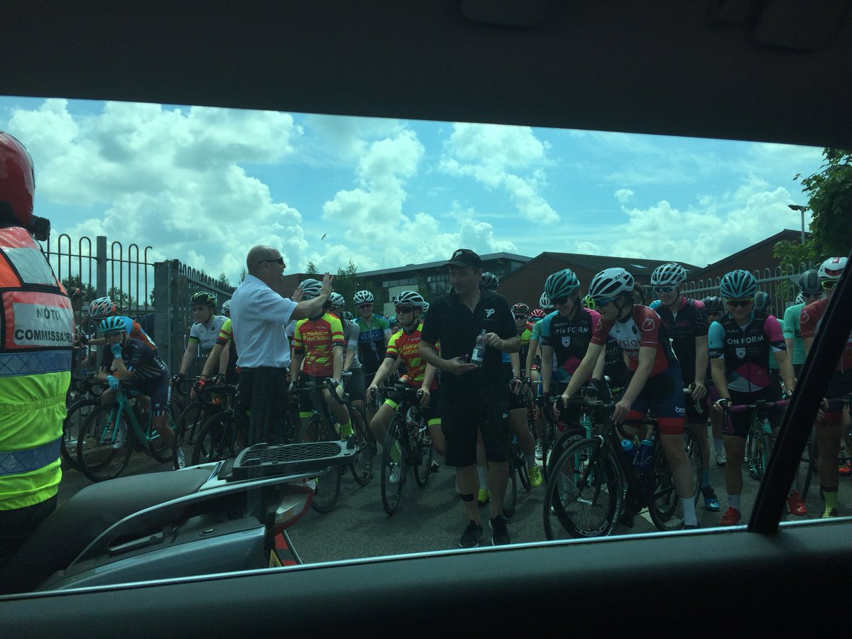 CiCLEWomens's tweet photo. Women are assembled ready to roll into Melton from HQ https://t.co/gGDUvQ2MWF