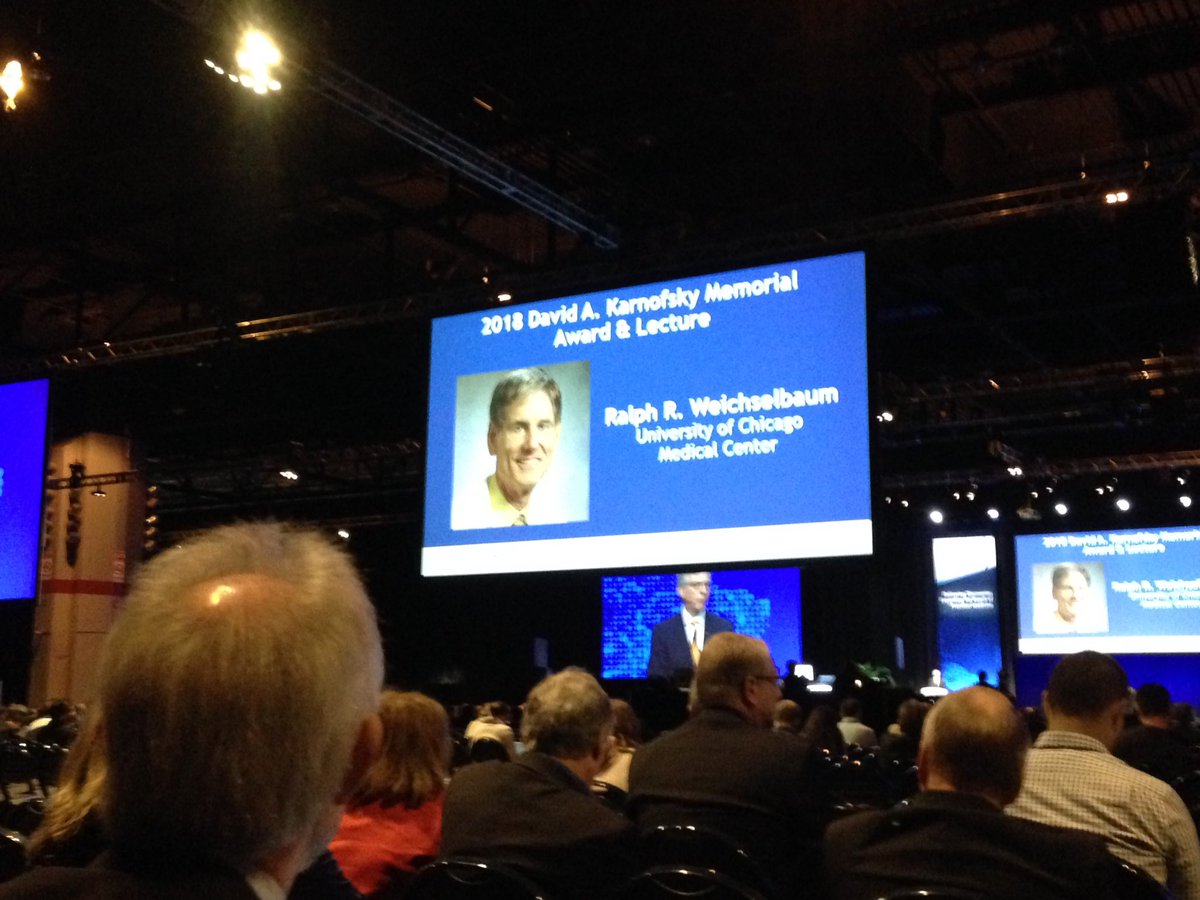 JoanMancusoMBC's tweet photo. Congratulations Dr. Weichselbaum and TY for your persistence with the theory of oligometastasis. #ASC018 #UCCancerCenter #MBCStrength https://t.co/YPenkVH0dx