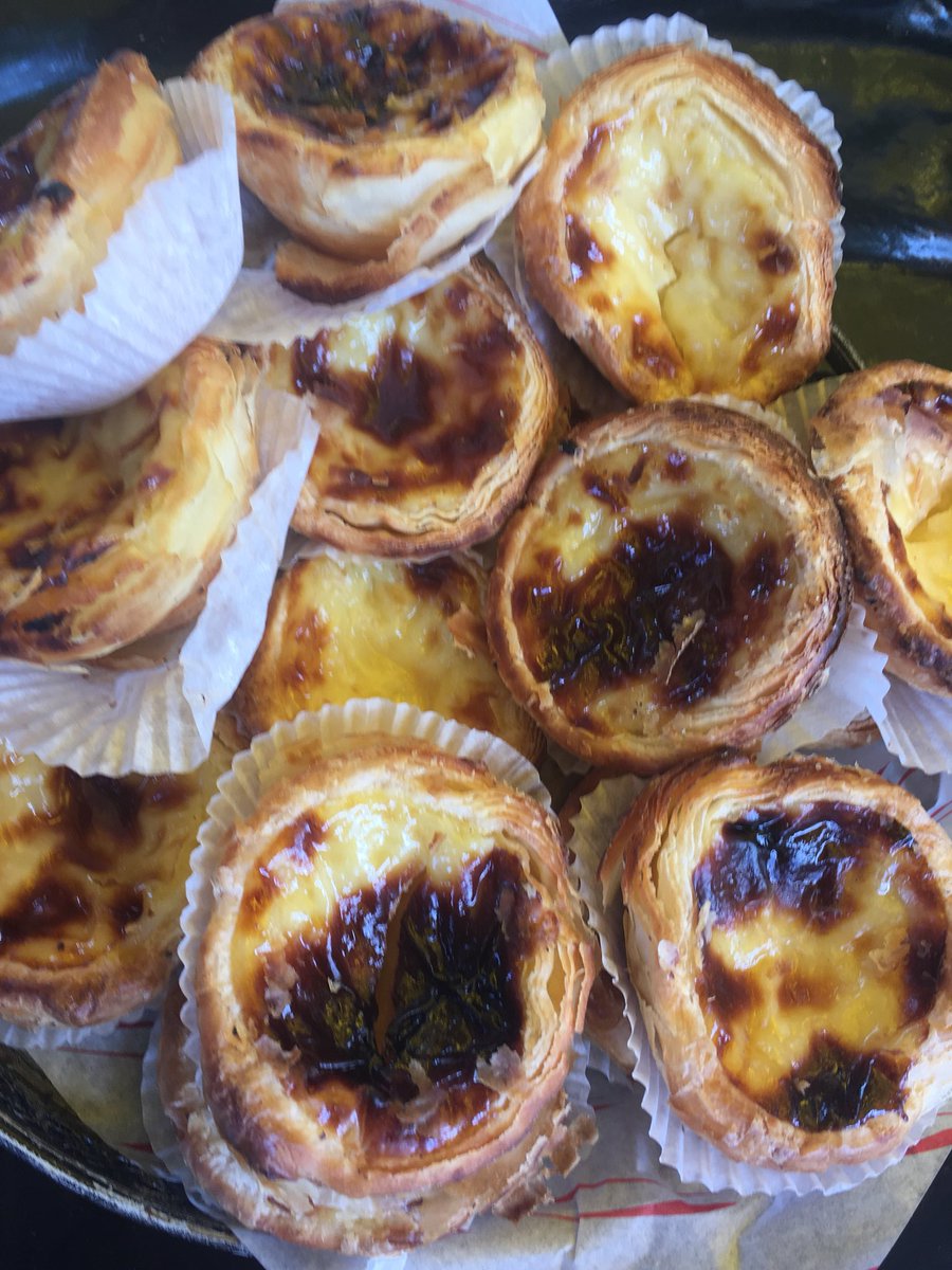 J_Bella_S's tweet photo. #SundayMorning at the #Bushey #CheeseFestival where I was tempted by my childhood favourites from Portugal #PastelDeNata #Tigelada #Doughnuts https://t.co/3PiwO2RetE