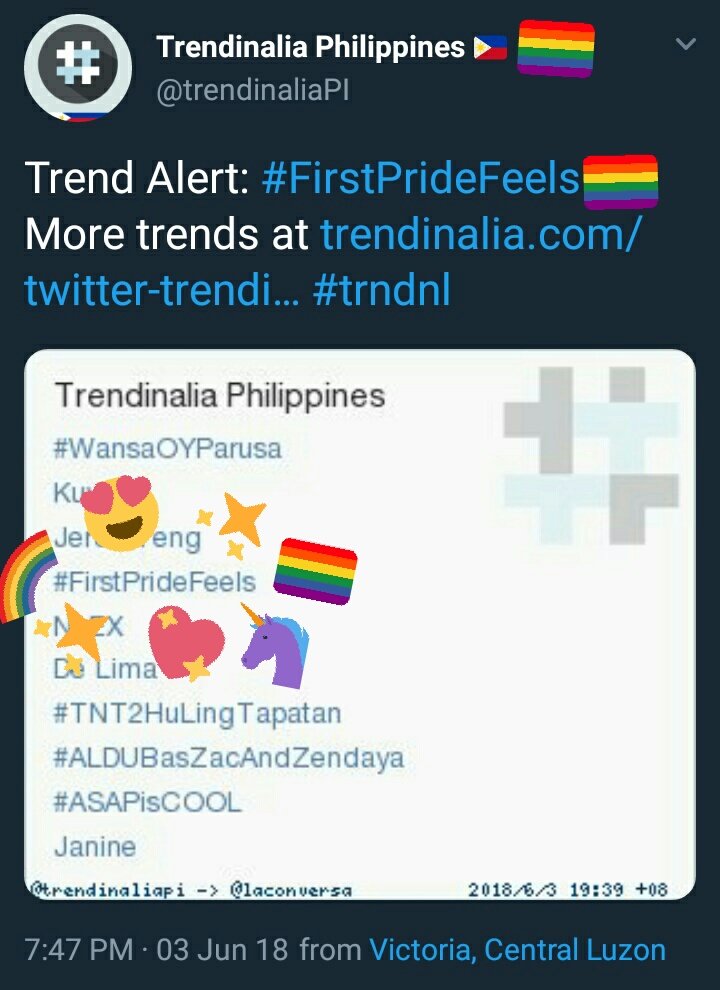 mmprideorg's tweet photo. 🌈🌈🌈🌈🌈🌈🌈🌈🌈🌈🌈🌈
🌈🌈🌈#FirstPrideFeels🌈🌈🌈
🌈 🌈 🌈 🌈trended🌈🌈🌈🌈🌈
🌈🌈🌈🌈nationwide🌈🌈🌈🌈
🌈🌈🌈🌈at number 4!🌈🌈🌈🌈
🌈🌈🌈🌈🌈🌈🌈🌈🌈🌈🌈🌈 https://t.co/lUguy8SnWF