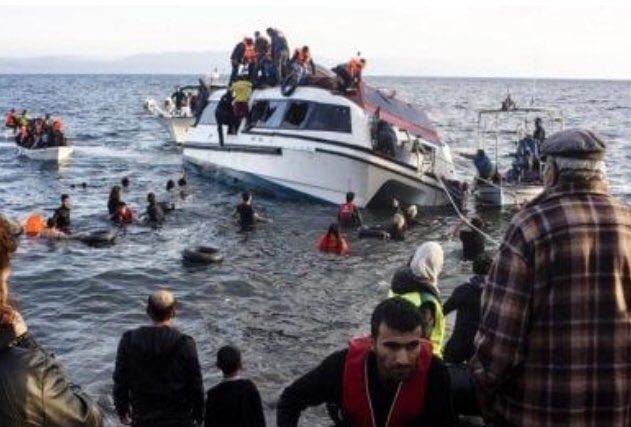 AneIrazabal's tweet photo. Naufragio en el #Egeo. 9 personas han muerto, entre ellas s 6 niños. ¿Hasta cuándo?https://t.co/kK6i9m7QAz https://t.co/ZA1OjMCutr