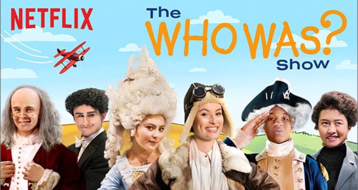 MoMoshaty's tweet photo. So in love with the #WhoWasShow on @netflix. My kids learning history in a fun way and I’m totally entertained. So many calls back to Laugh-In and Carol Burnett with sketches. Take a peek!! https://t.co/0bY0X52ojK