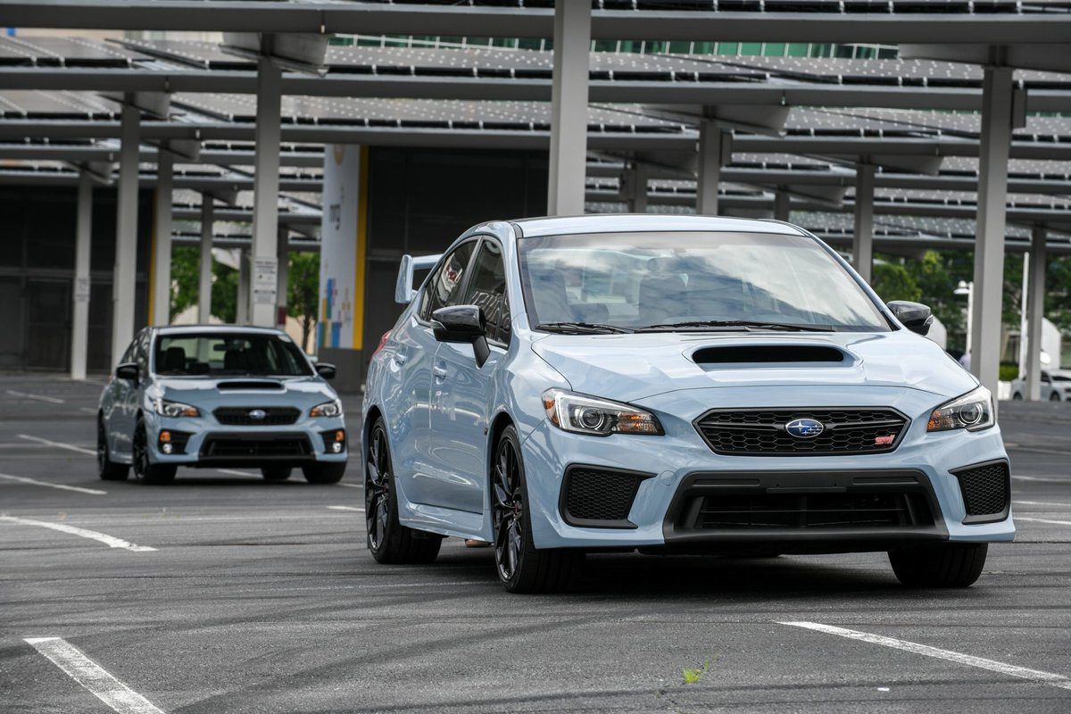 subaru_usa's tweet photo. Making their debut today at Boxerfest, the 2019 WRX and WRX STI Series.Gray. Learn more: https://t.co/3O3LteUQj8 #STI https://t.co/fBT4JPfB3y