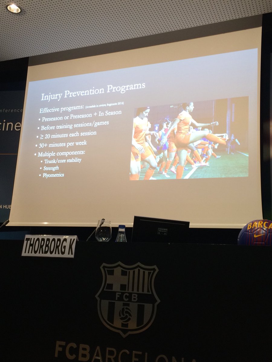 JOSPT's tweet photo. Sports PT, PhD, soccer player and all-round high achiever, @soccerPT11 walking us through new injury prevention clinical practice guideline #publishedsoon https://t.co/d5C9UYpMJi