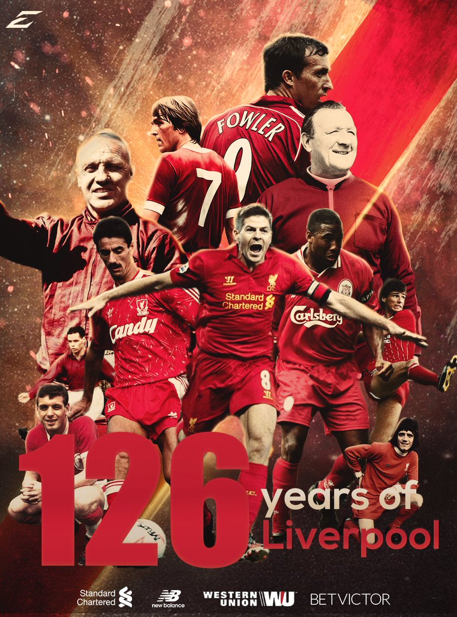 EZGFX1's tweet photo. 126 Years Of Passion
126 Years Of Excitement
126 Years Of Brilliance
126 Years Of Glory
126 Years Of Liverpool https://t.co/PGEtXfbp0V