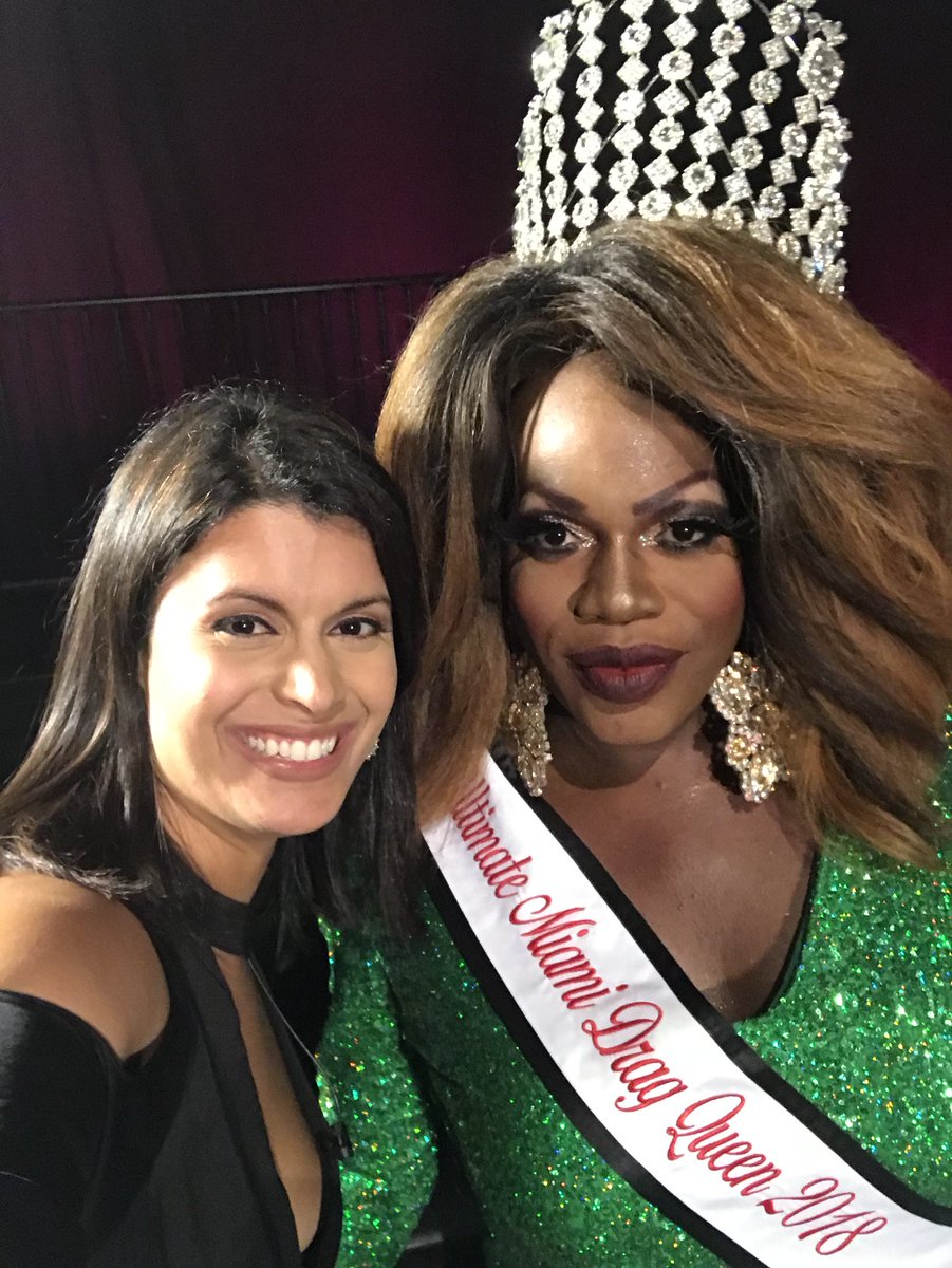 RoxyNBC6's tweet photo. Humbled to judge last night’s @ULTIMATEMIAMI #DragQueen competition along side these two gentlemen &amp; friends @WIODManny @TheRealTonyLima  Thrilled for @TiffanyFantasia who was crowned the #UltimateMiamiDragQueen ! https://t.co/5XMDNM5zYX