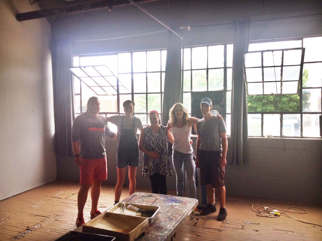 WalnutStudios's tweet photo. Great team work yesterday bringing our donated art supplies to the new space! Thank you #Toronto #arts community for all your donations! And huge shout out to @CurrysArtStore &amp; @Gwartzmans for your generosity with new supplies! https://t.co/DJuJ1qbj4E